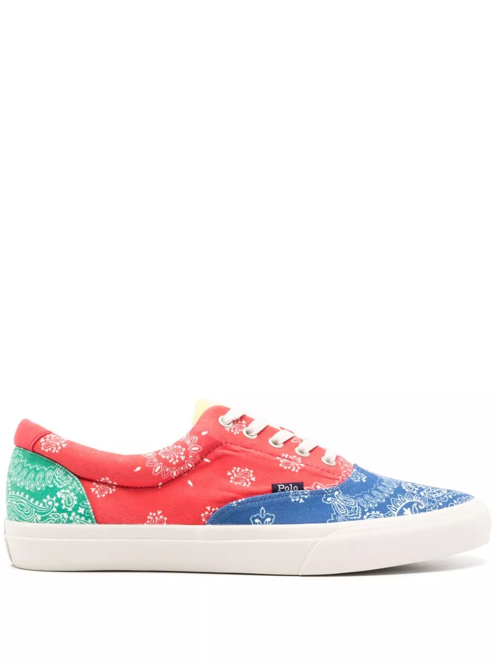 Polo Ralph Lauren paisley-print colourblock sneakers Men 0119