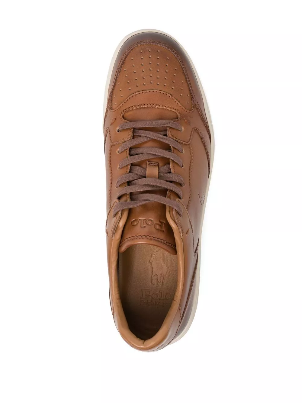 Polo Ralph Lauren debossed logo lace-up sneakers Men 0119