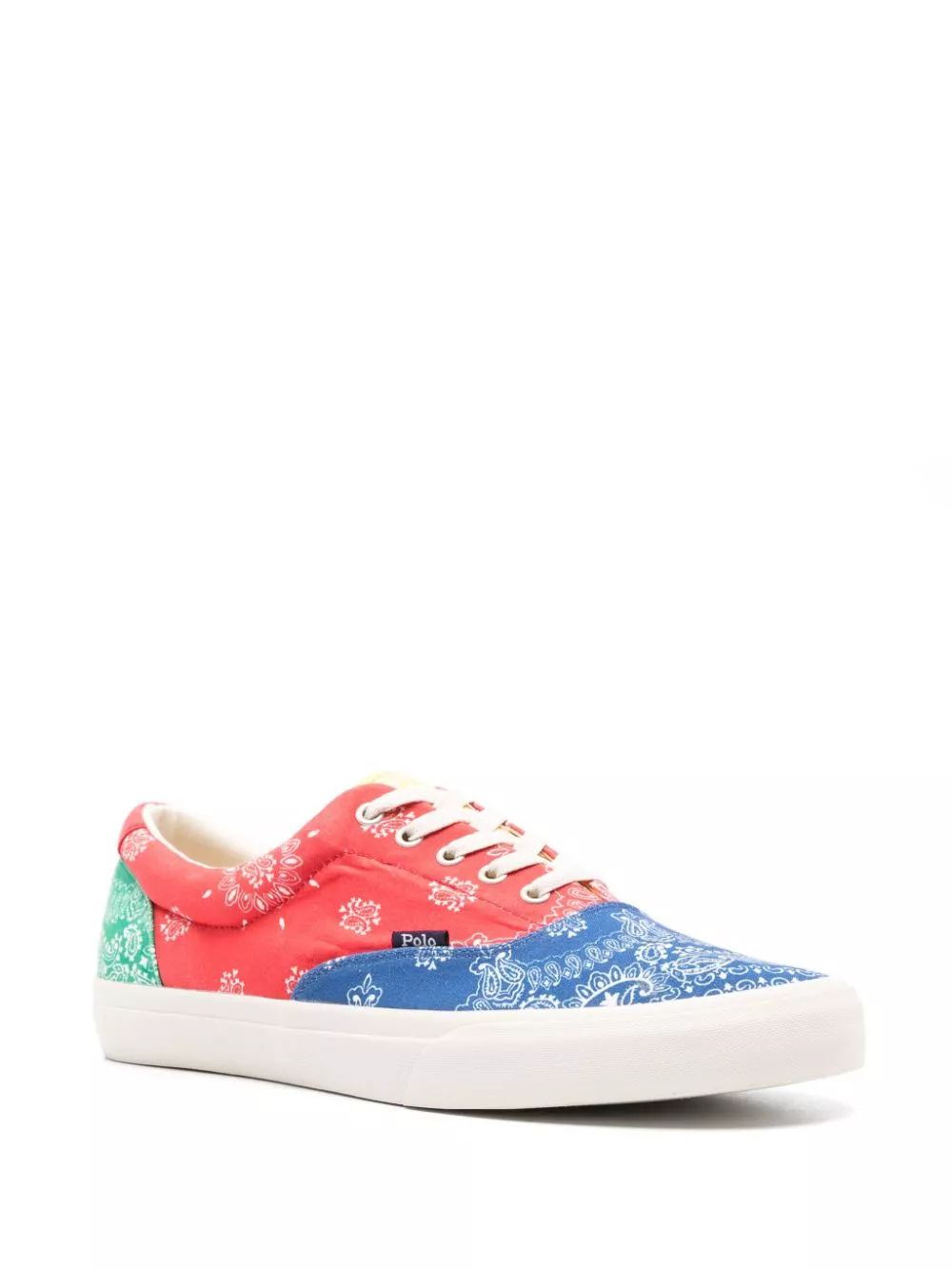 Polo Ralph Lauren paisley-print colourblock sneakers Men 0119