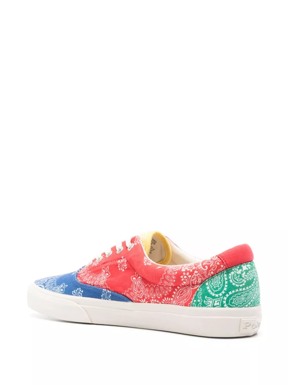 Polo Ralph Lauren paisley-print colourblock sneakers Men 0119