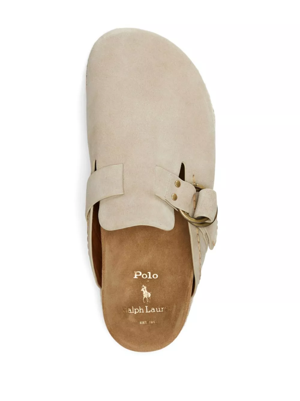 Polo Ralph Lauren Turbach shearlnig-lined suede clogs Men 0114