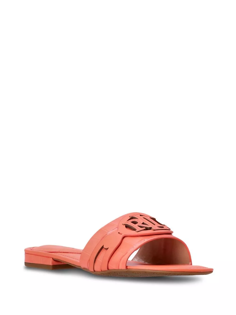 Lauren Ralph Lauren logo-applique flat sandals Women 0122