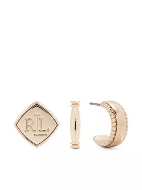 Lauren Ralph Lauren logo earrings (set of three) Women 0116