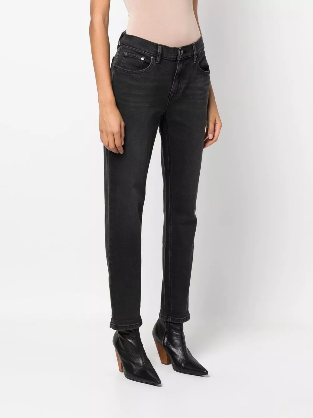 Lauren Ralph Lauren cropped tapered-leg jeans Women 0113