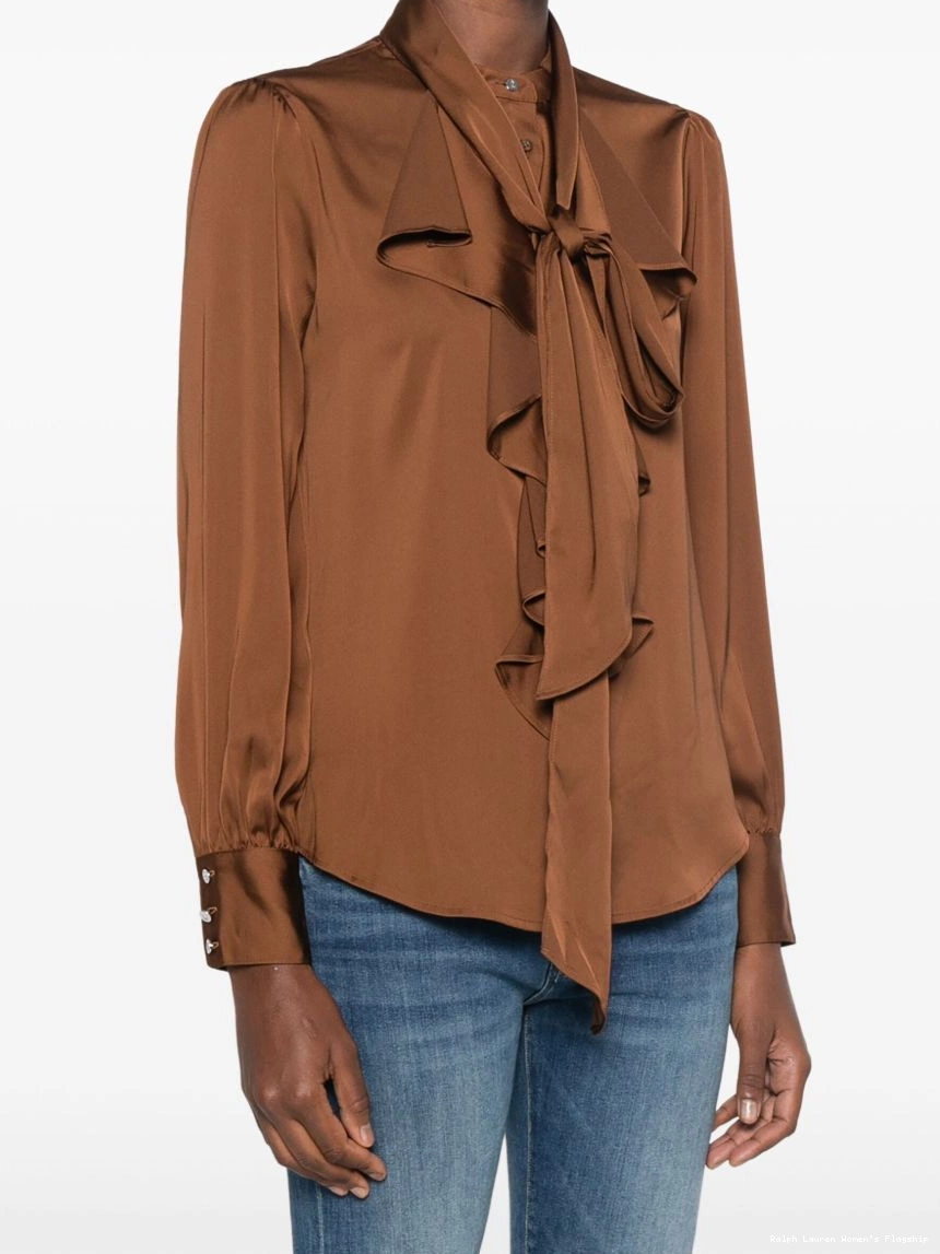 ruffle-detailed Women shirt Lauren Lauren Ralph 0315